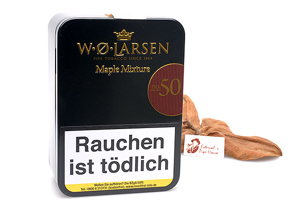 W.Ø. Larsen Maple Mixture No. 50 Pipe tobacco 100g Dose W.Ø. Larsen Maple Mixture No. 50 Pipe tobacco 100g Dose